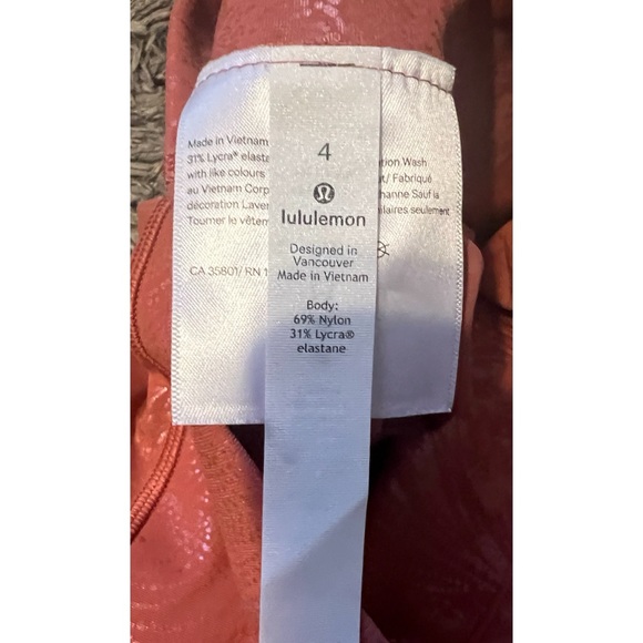 lululemon Wunder Under HR Tight 28"Shine, Size 4 - Picture 9 of 9